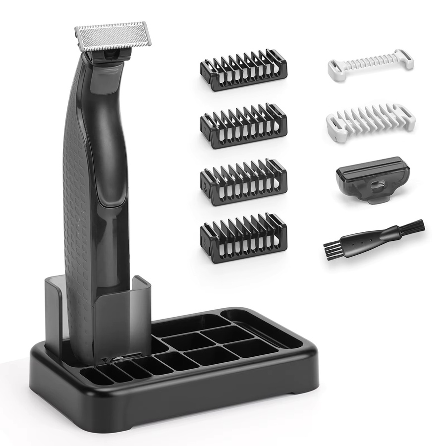 Yinke Elektrorasierer-Aufsätze Schutzkämme mit Rasiererständer-Set, Unisex - Bild 7