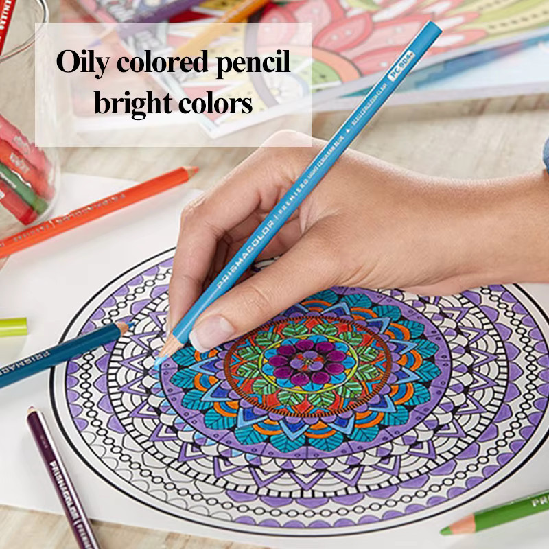 PRISMACOLOR Professionelle Ölpastell-Buntstifte Set in der Eisenbox, 72 Farben - Bild 4