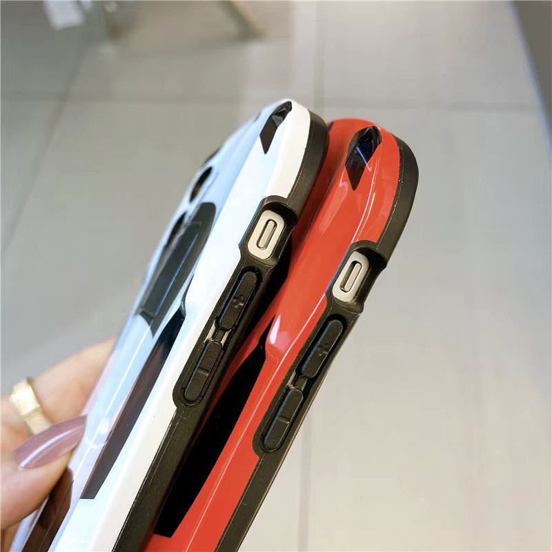 Stoßfeste TPU Handyhülle mit Luxus-Super-Car-Design für iPhone 12 Mini, Weiß/Mehrfarbig, Marke RUWANHU - Bild 2