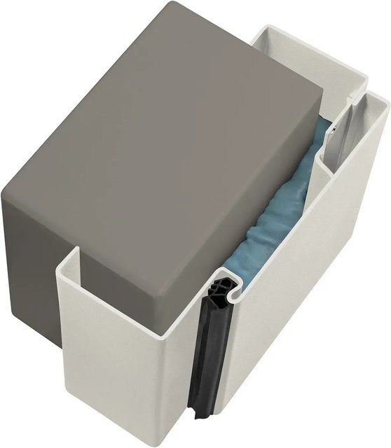 Hörmann Stahlfutterzarge VarioFix MW 175 in Lichtgrau, Breite: 75 cm, Höhe: 200 cm - Bild 1