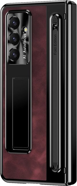 Samsung Klapphülle mit H9 Hart Display Glas für Galaxy Z Fold8 Ultra 5G in Braun - Bild 1