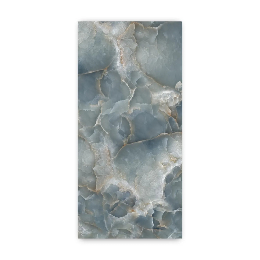Walllux Duschrückwand Marmor Blau in Steinoptik aus Alu-Verbund, B/H: 100 x 210 cm, Dicke: 3 mm - Bild 2