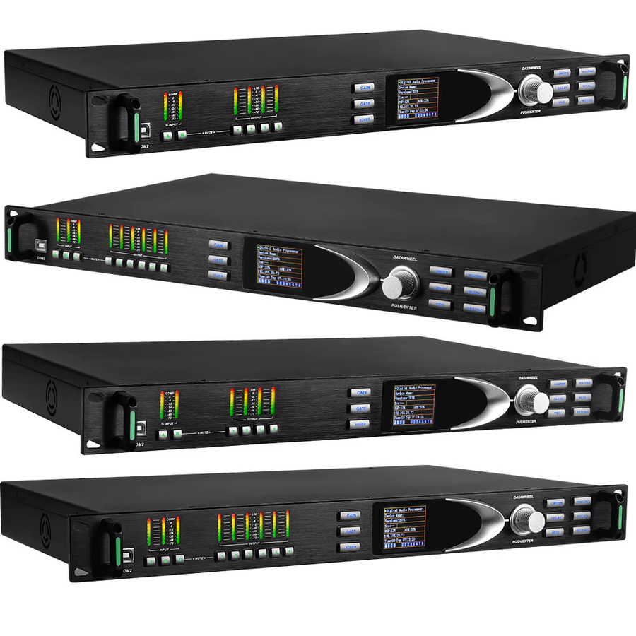PaulKitson Digitaler Audio-Prozessor Lautsprechermanagementsystem mit FIR AES-Ausgang, 96K 32Bit DSP, Schwarz - Bild 4