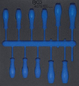BGS Werkstattwageneinlage 2/3 blau aus Kunststoff für Art. 4079 - Bild 1