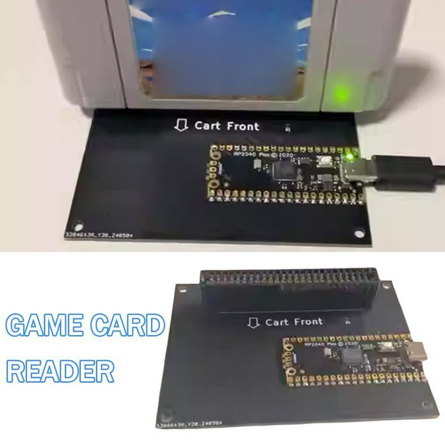 N64 Game Cartridge Reader ROM Dumper für PC, unterstützt das Lesen von EEPROM, SRAM und Flash, Schwarz - Bild 1