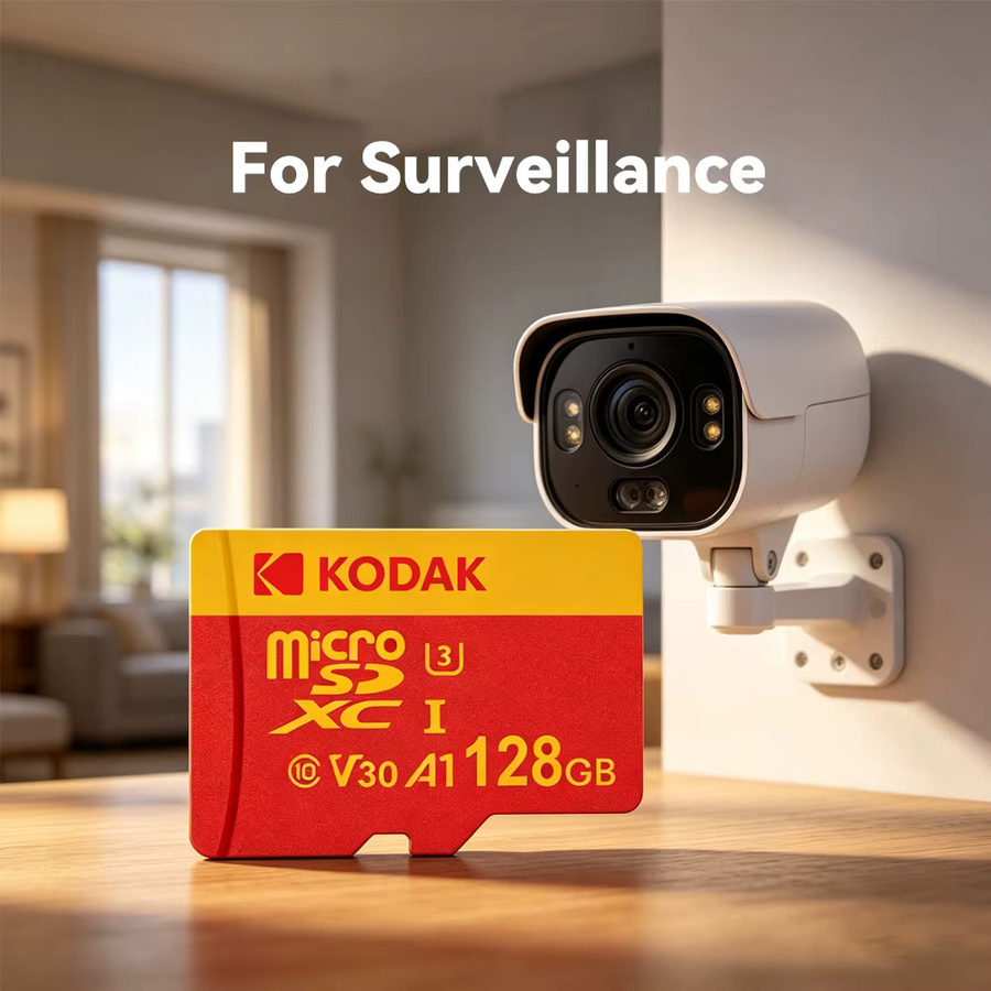 Kodak Red Dark Power Micro SD-Karte mit SD-Adapter für Gaming, Kamera, Drohne und Dashcam - Bild 3