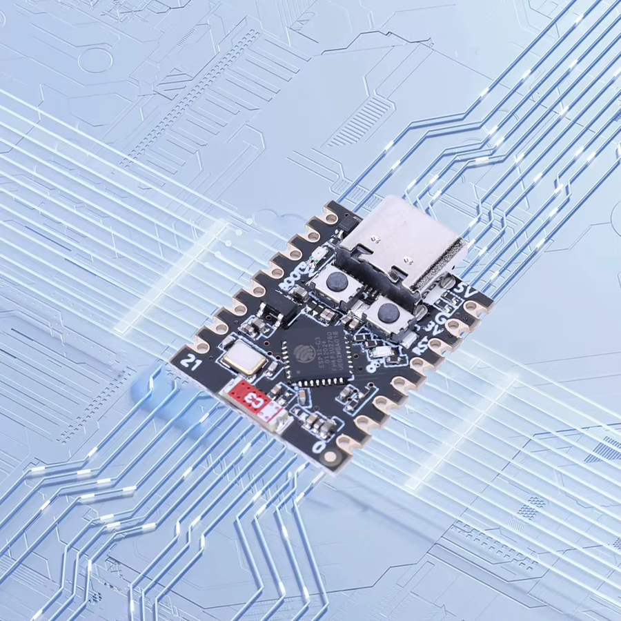 APWIKOGER ESP32 C3 SuperMini Entwicklungsboard mit WLAN und Bluetooth in Schwarz - Bild 3