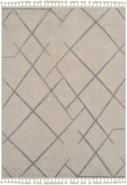 Vercai Rugs Teppich Capo Modern Abstract in Elfenbein Grau B: 150 cm, T: 220 cm - Bild 1