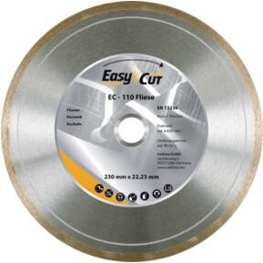 CEDIMA Diamant-Trennscheibe EC-110 für Fliesen in Silber, Durchmesser: 115 mm, Dicke: 1,5 mm, Bohrung: 22,23 mm - Bild 1