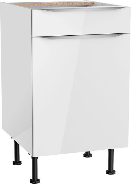 Optifit Küchen-Unterschrank Arvid986 in Weiß, B/T/H: 50 x 58,4 x 87 cm - Bild 1