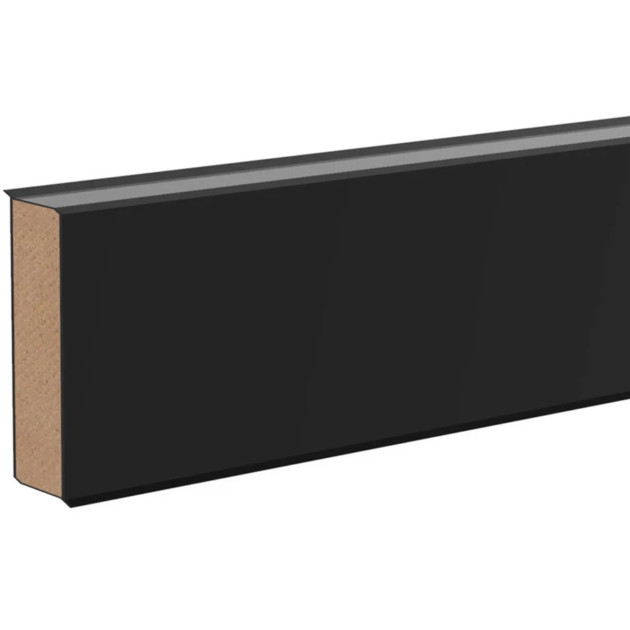 Döllken Profiles Sockelleiste Cubu flex.ife 40 in Anthrazit, H x B x T: 40 mm x 13 mm x 40 mm, Länge: 2500 mm - Bild 2