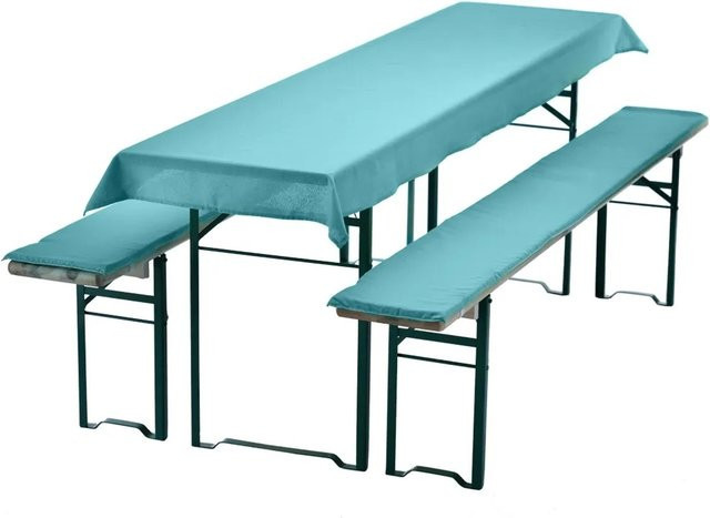 NYVI Bierbankauflagen Set NYVIGala 3-teilig für Bierzeltgarnitur in Aqua, B/T: 240 x 90 cm - Bild 1