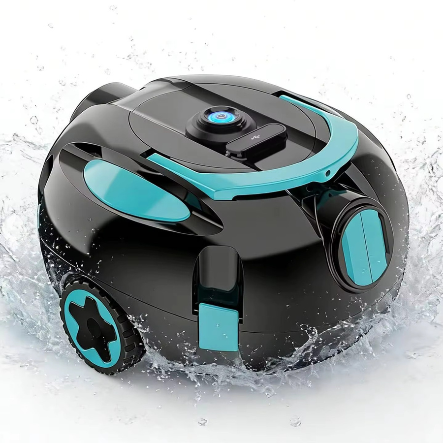 Vastorm Kabelloser Roboter-Poolreiniger in Schwarz mit 120 Minuten Laufzeit und 180 μm Filter für die automatische Bodenreinigung - Bild 7