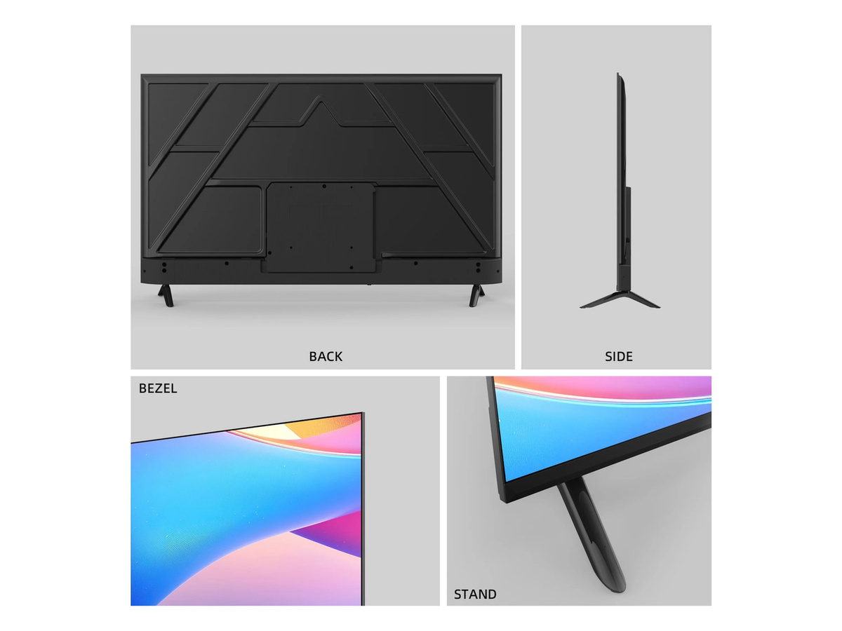 CHiQ Smart LED-Fernseher U55M10V in Schwarz, 55 Zoll (139 cm), 4K UHD, B/H: 123 x 77 cm - Bild 3
