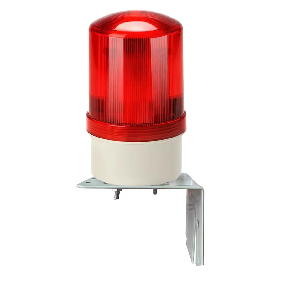 KUANGZIPENG LED Signal-Alarmleuchte Rot für Outdoor und Wandmontage, 12V/24V/220V AC DC Stroboskop-Blinklicht zur Notfall-Warnung - Bild 2