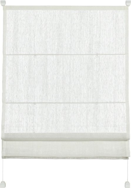 Gardinia EasyFix Raffrollo aus Polyester in Weiß, Breite: 100 cm, Höhe: 140 cm - Bild 1