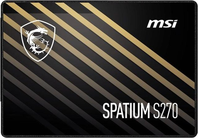 MSI Spatium S270 SATA SSD 2,5 Zoll 240GB Schwarz - Bild 1