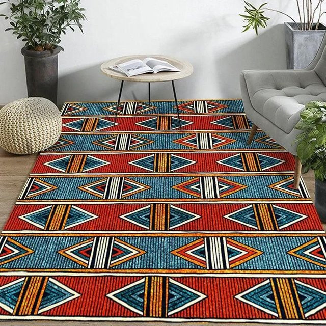 Super Six Teppich im marokkanischen Boho-Stil, mehrfarbig, B/L: 40 x 120 cm - Bild 1