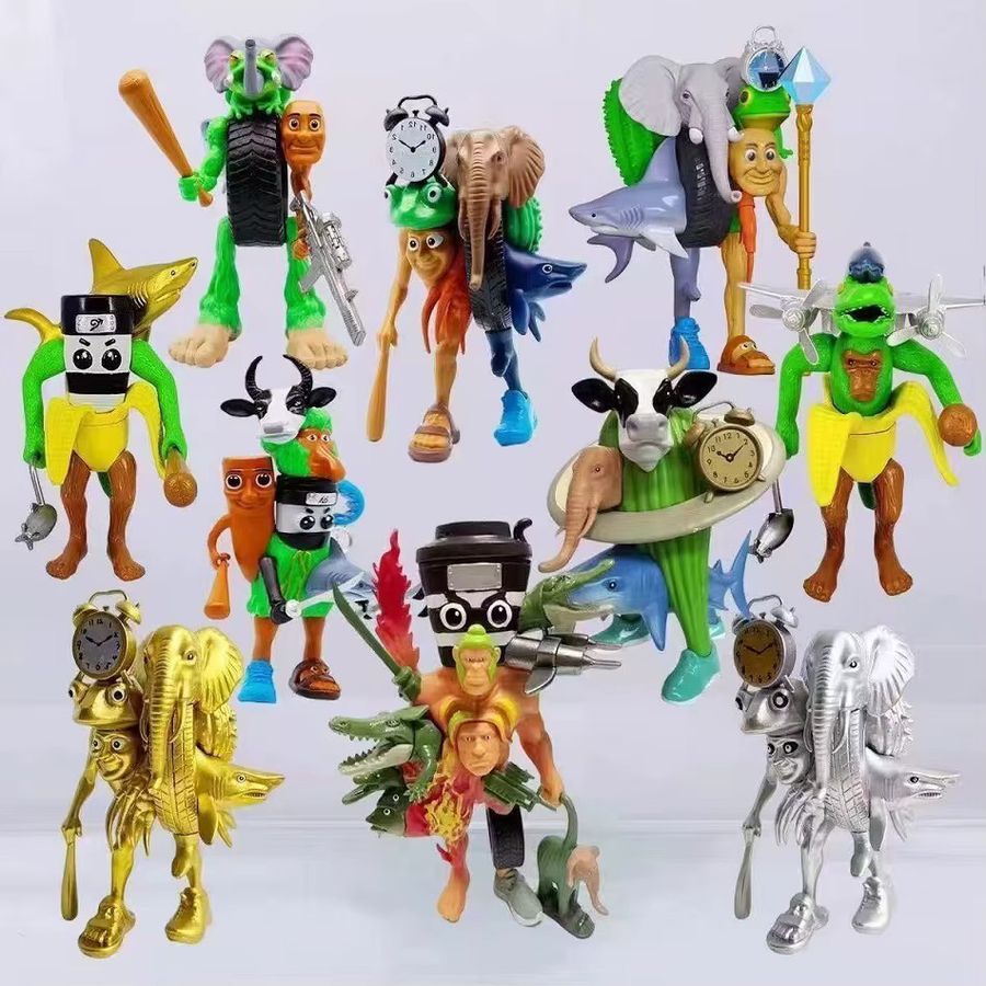 MINISO Hai Figur aus PVC als dekoratives Modell für deinen Schreibtisch in Multicolor - Bild 3