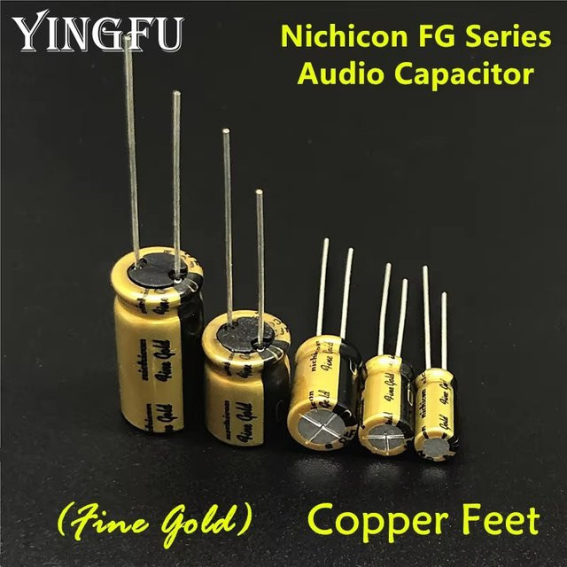 Nichicon FG Serie Feine Gold HIFI Audio Kondensatoren 5er Set - Bild 1