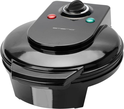 Waffelautomat Emerio WM-131149.1 in Schwarz aus Kunststoff, B/H/T: 20 x 8 x 26 cm