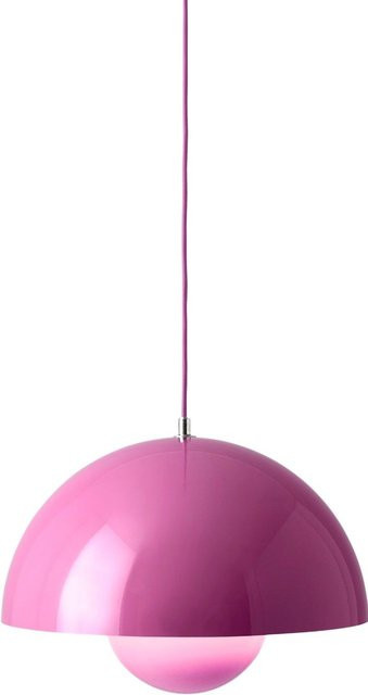 &Tradition Flowerpot VP7 Hängeleuchte aus Metall in Pink/Rosa, dimmbar und mit E27 Leuchtmittel kompatibel - Bild 1