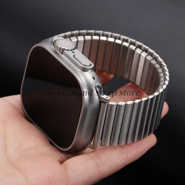 asukaband Uhrenarmband Edelstahl, Silber, Stretch-Erweiterungsarmband - Bild 1