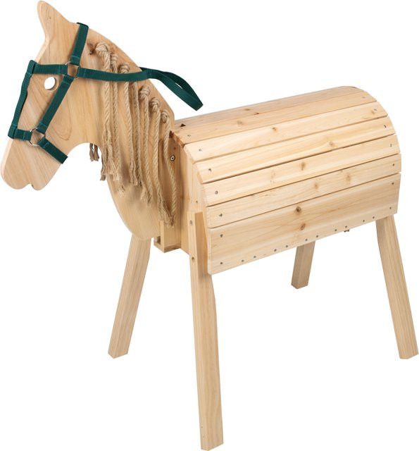 LUPILU Holzpferd aus Echtholz mit höhenverstellbarer Funktion - Bild 1