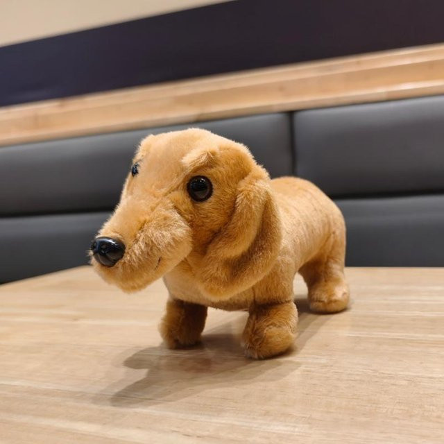 Yiran toy Happy Little Dackel, Plüschtier, 15cm, braun - Bild 1