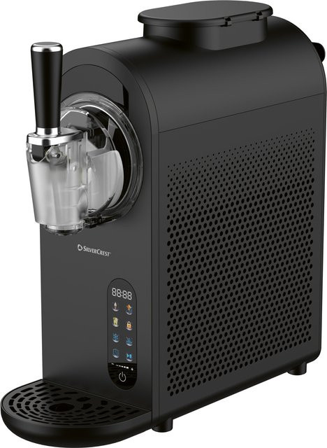 SILVERCREST 3 in 1 Eiscreme-, Slushy und Kaltgetränke Maschine SESK 210 A1 in Schwarz mit Digitalanzeige - Bild 1