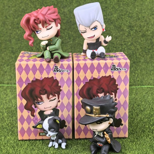 Bandai JoJo's Bizarre Adventure Sitzende Figuren, 4-teiliges Set - Bild 1