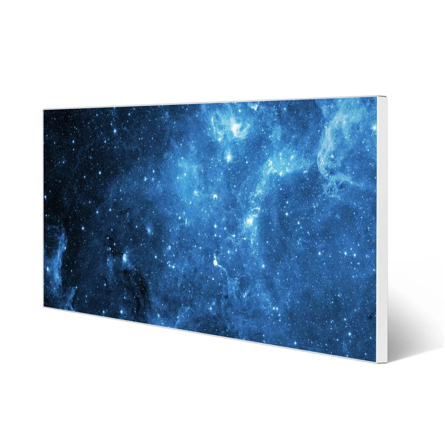 Banjado Magnettafel aus Metall in Weiß mit Universum-Motiv, B: 78 cm, H: 37 cm - Bild 2