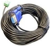 VivoLink RS232 Kabel VLCPARS232/15M Schwarz 15 m - Bild 1