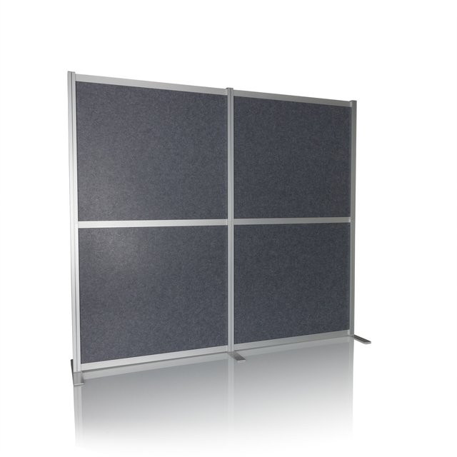 hjh OFFICE Akustiktrennwand FLEXMIUT MODUL aus Stoff, Kunststoff, Aluminium und Stahl - Bild 1