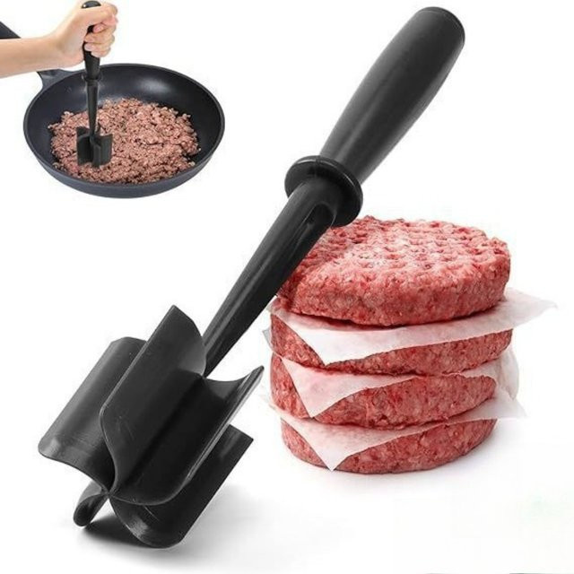 FEB.WIND Handheld-Fleischzerkleinerer und Kartoffelstampfer in Schwarz aus Kunststoff - Bild 1