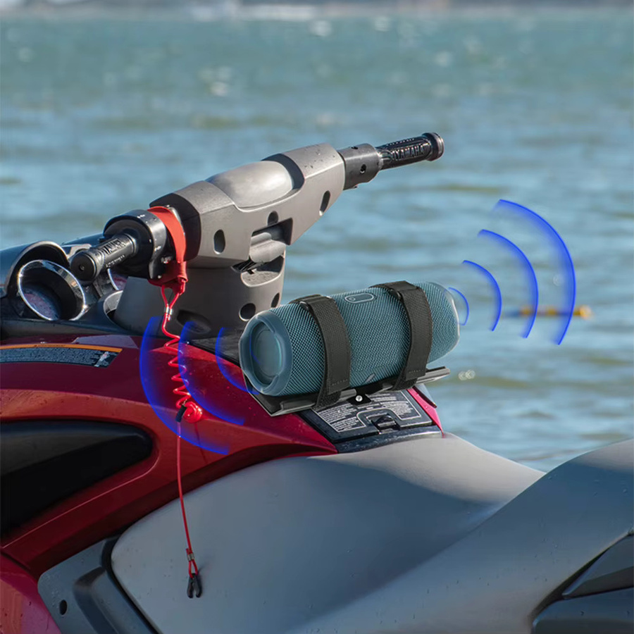 Tragbarer Lautsprecherhalter mit verstellbarem Riemen für JBL Charge 3, 4 und 5 in Schwarz - Bild 3