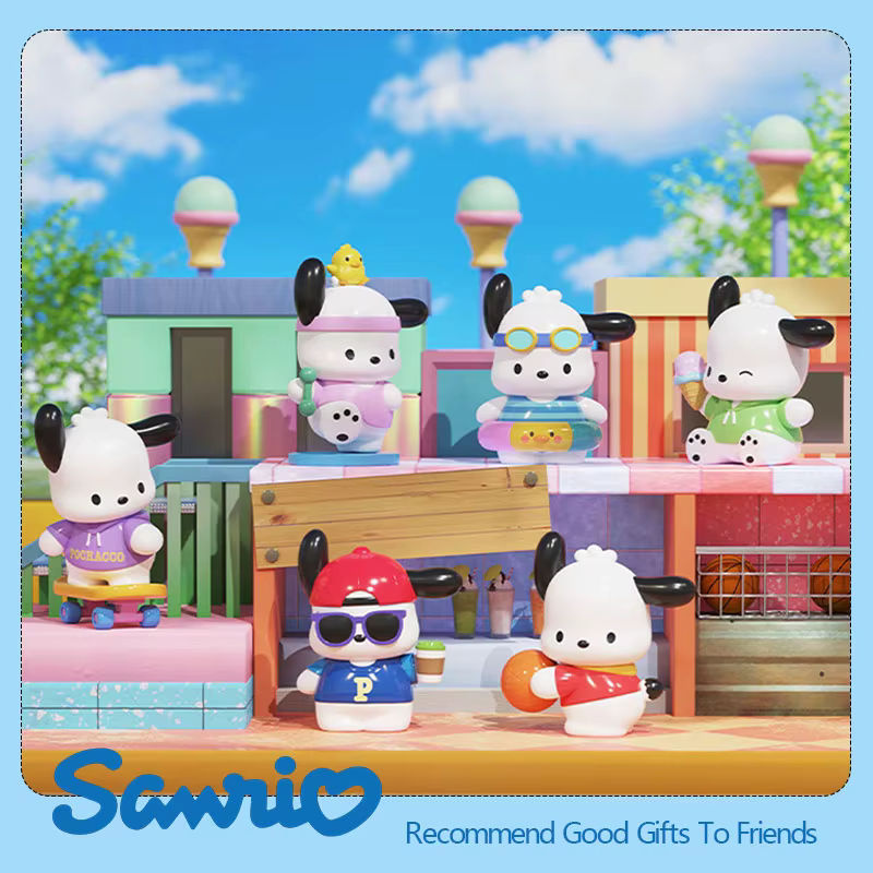 Sanrio Pochacco Anime Action Figur als Desktop Dek - Bild 3