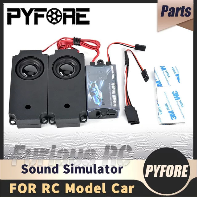 DARK SKY RC Autoteile Motor Sound Simulator, 10 Effekt, für 1/10 scx10 Axial D90 D110 - Bild 1
