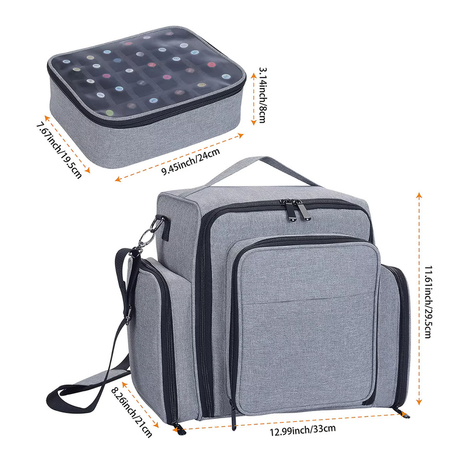 UOZL Nagellack-Organizer, 2 Taschen - Bild 3