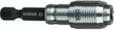 Bosch Schnellwechselbithalter mit One-Click Funktion in Silber, Durchmesser: 14 mm, Länge: 60 mm - Bild 1