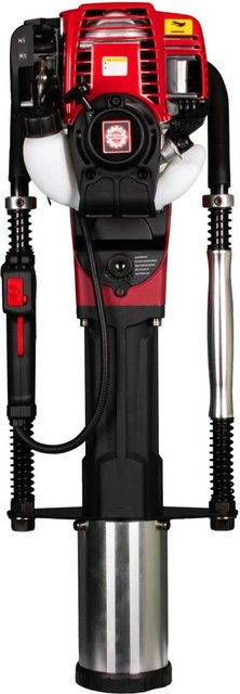HOLLMAX Motor-Pfahlramme HM100 in Rot mit 37 ccm 4-Takt Motor für Durchmesser bis zu 100 mm - Bild 1