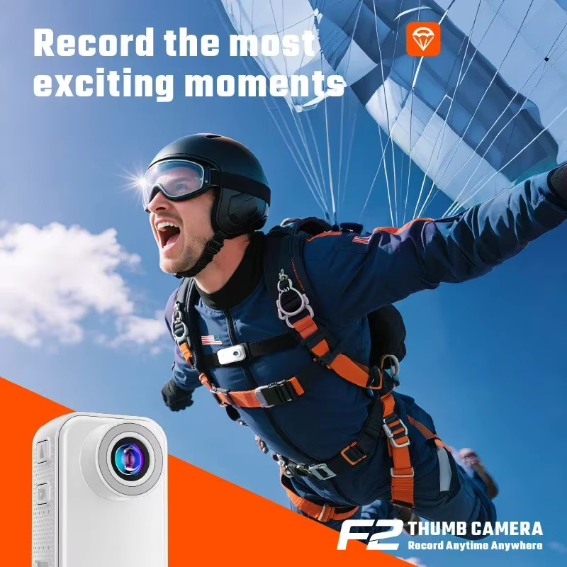 Lenovo Action Camera mit 1080P HD Auflösung und IPS-Bildschirm in Schwarz für Outdoor-Sport, Reisen und Vlogs - Bild 4