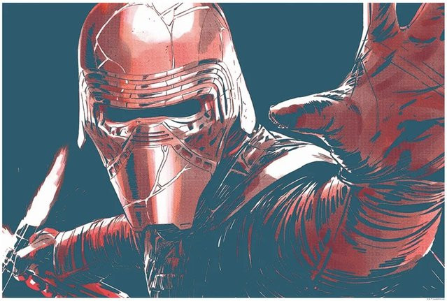 Komar Wandbild Star Wars Kylo, bunt, B: 70 cm, H: 50 cm - Bild 1