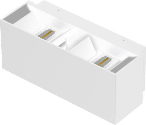 EVN WA54180102 LED-Außenwandleuchte in Weiß mit Up-Down-Lichtfunktion und verstellbarem Design aus Aluminium - Bild 1