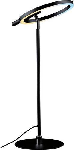 Paulmann Schreibtischleuchte 71280 LED, dimmbar und verstellbar, Schwarz matt und Chrom - Bild 1