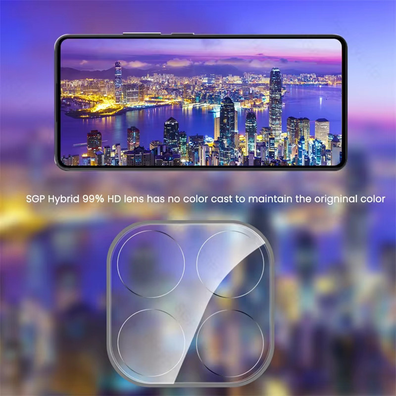 3er-Set Xiaomi 17T Pro 5G 3D Kristall-Hartglas Rückkamera-Schutzfolien in Transparent - Bild 6