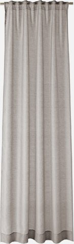JOOP! Ornament Allover Fertig-Gardine in Umbra, halbtransparentes Design mit grafischem Muster in Braun und Grau aus Polyester - Bild 1