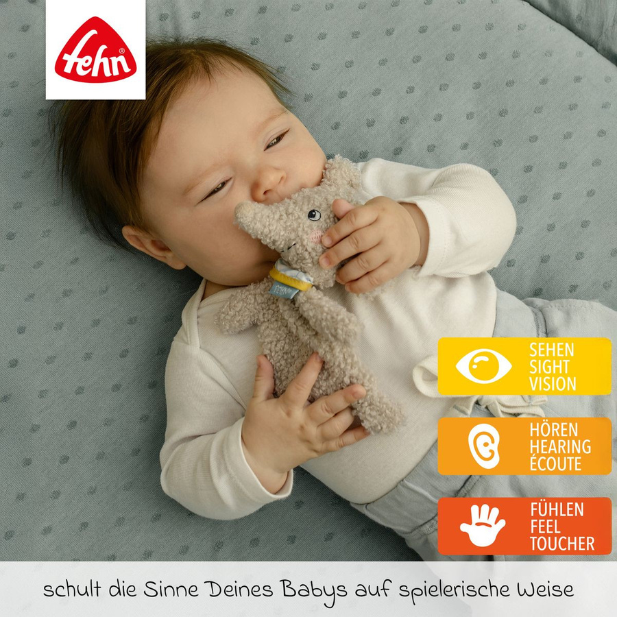 Fehn Knister-Elefant Erik, Plüschtier, ab 0 Jahre - Bild 2