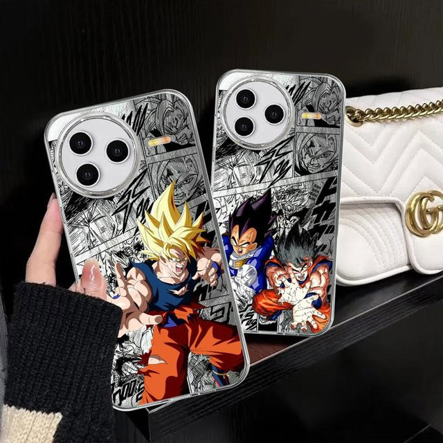 Dragon Ball Anime Goku Handyhülle für Xiaomi Redmi Note 13 Pro Note 9 10 Pro 14C 13C K80 Pro Schwarz Soft Shell - Bild 1