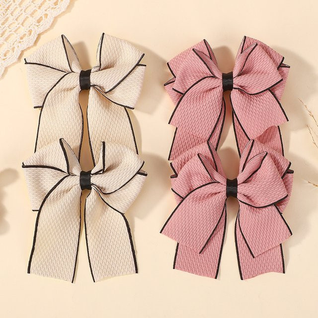 BABY BOWS Haar Clips mit Schleife und Perlen, 2er-Set, Damen - Bild 1